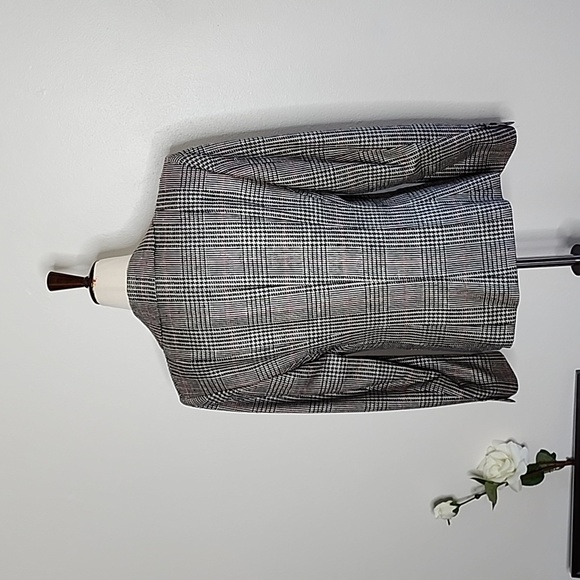 AUTHENTIC Vintage Burberry Herringbone Coat Dinner Jacket Business Elegant Luxe - Picture 13 of 15